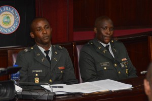 From Left-Right: Colonel Prince C. Johnson, III, and Lt. Colonel Davidson F. Forleh